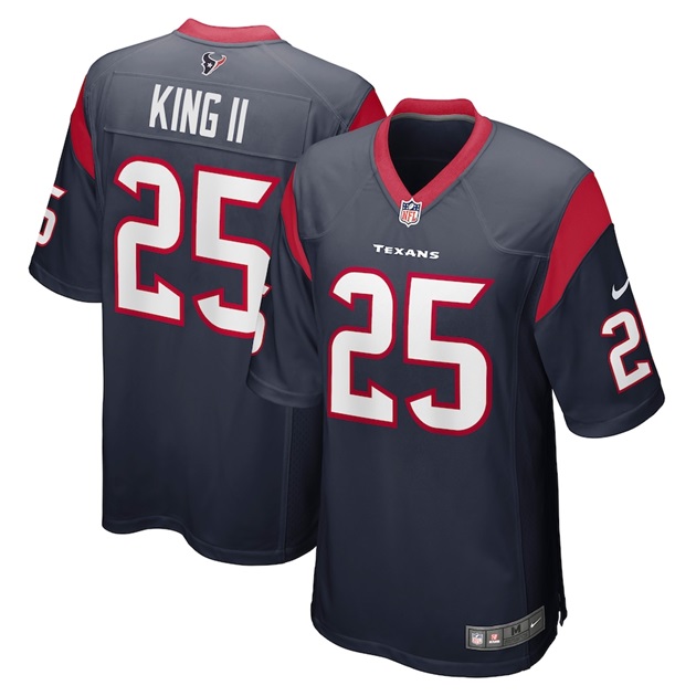 mens nike desmond king ii navy houston texans game jersey